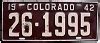 Image result for Colorado License Plates