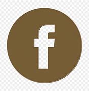 Image result for Facebook Logo Brown Round