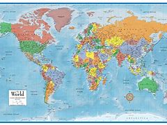 Image result for Large Wall Size World Map