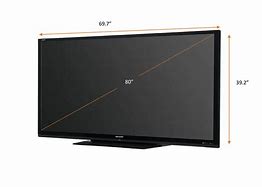 Image result for 80 Inch TV Size Dimensions