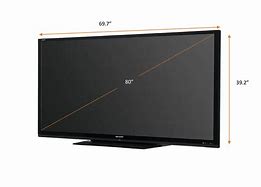 Image result for 80 Inch TV Actual Size