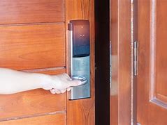 Image result for Biometric Auto Sliding Door Lock