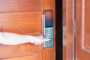 Image result for Biometric Pocket Door Lock