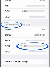 Image result for Where to Find Iccid iPhone