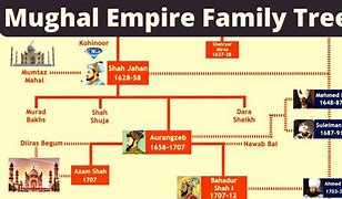 Image result for Mughal Empire Family Tree