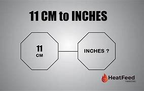 Image result for 11Cm in Inch