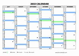 Image result for 2033 Calendar