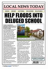 Image result for Newspaper Article Example for Students
