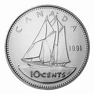 Image result for Dime Canadian Coin