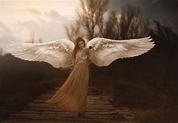 Image result for Angel Woman Descending with Arms Wide-Open Art