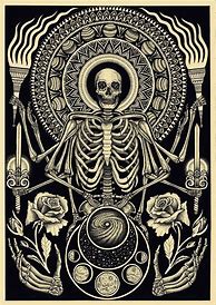 Image result for Black and White Grainy Occult Illustration Style