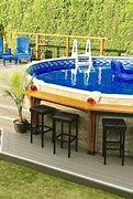Image result for Back Yard Above Ground Pool Landscaping Ideas