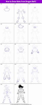 Image result for How to Draw Dragon Ball Z Easy