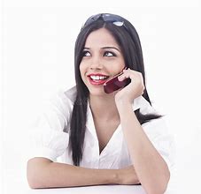 Image result for Girl Talking with Phone