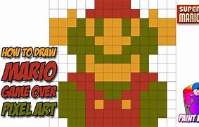 Image result for Super Mario Pixel Art Template