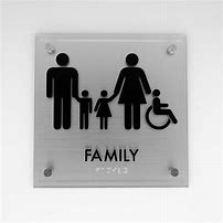 Image result for Family Restroom ADA Sign