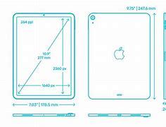 Image result for iPad Air Actual Size