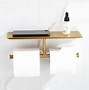 Image result for Brass Toilet Roll Holder with Shelf