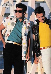 Image result for 1980s Fashion Men Clothes