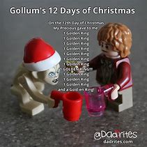 Image result for Lord of the Rings 12 Days of Christmas Meme