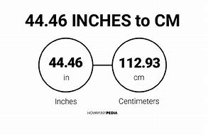 Image result for 46 Cm to Inches