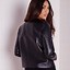 Image result for Black Faux Leather Jacket