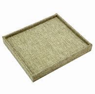 Image result for Burlap Display Tray Pad
