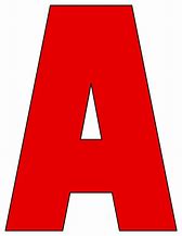 Image result for Red Alphabet Letters