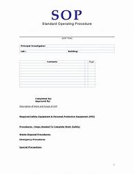 Image result for Free Procedure Template for Word