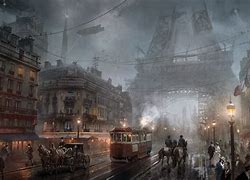 Image result for Steampunk French City