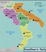 Image result for Tourism Map of Southern Italy