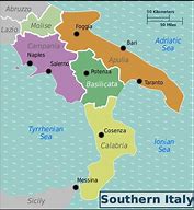 Image result for southern italy map