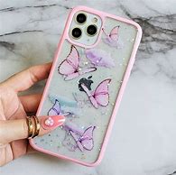 Image result for Pink Clear Phone Case On Black