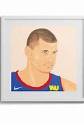 Image result for Charcoal NBA Art