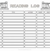 Image result for Book Reading Log Printable