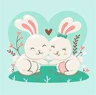 Image result for Cute Bunny Couple