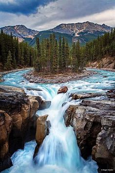 Photo Of The Day: “Sunwapta Falls” By Roger Hostin | Cool landscapes, Landscape photos, Outdoor photographer