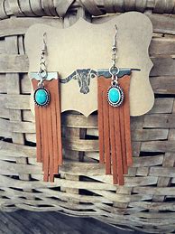 Image result for Leather Jewelry Earrings