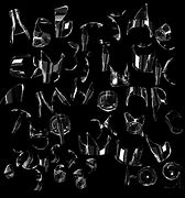 Image result for Shattered Glass Font