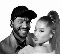 Image result for The Weeknd and Ariana Grande Silhouette