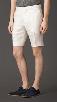 Image result for Tailored Linen Shorts