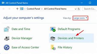 Image result for Control Panel Devices and Printers Windows 10