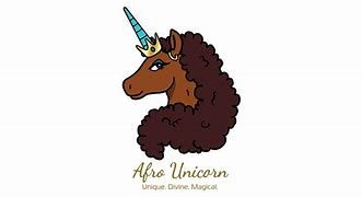 Image result for Afro Unicorn Logo