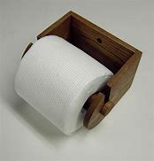 Image result for Oak Recessed Toilet Paper Holder