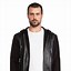 Image result for Leather Pullover Hoodie