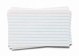 Image result for 5X7 Index Cards Size
