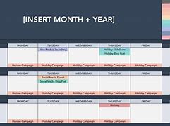 Image result for Content Marketing Editorial Calendar Template