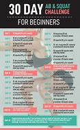Image result for 30-Day Fitness Challenge ABS and Squats