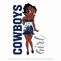 Image result for Black Betty Boop Dallas Cowboys