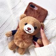 Image result for Fluffy Teddy Bear Phone Case